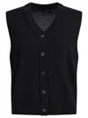 Soeur Chiara Button-up Vest In Multi