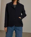 Soeur Clemence Jacket In Navy In Blue