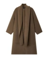 Soeur Finn Coat Woman Beige Grey In Brown