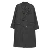 Soeur Double-breasted Wool Coat In Blue