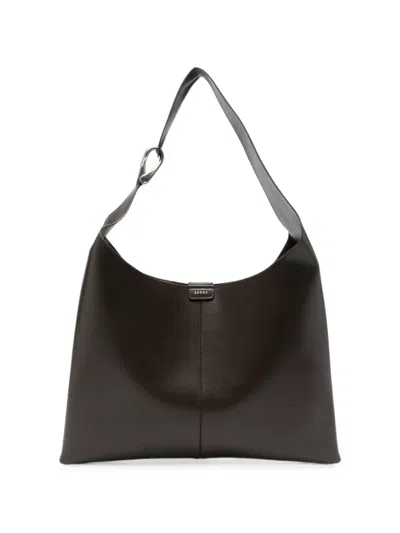 Soeur Cosima Leather Shoulder Bag In Black