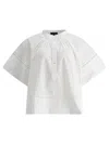 Soeur Cotton Blouse With Wide Slevees