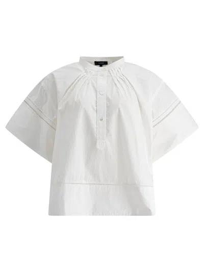Soeur Cotton Blouse With Wide Slevees