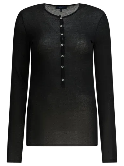 Soeur Cotton T-shirt T-shirts Black In Burgundy