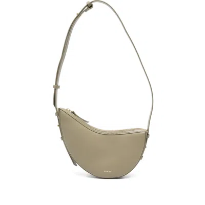 Soeur Crescent Zip Shoulder Bag In Neutral
