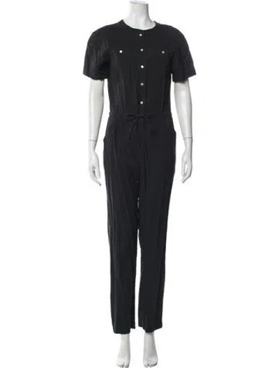 Pre-owned Soeur Crew Neck Jumpsuit In Black
