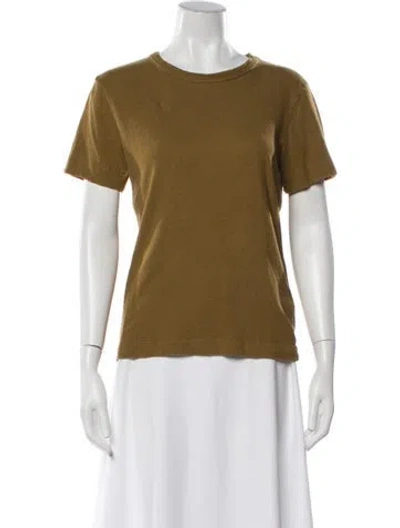 Pre-owned Soeur Crew Neck Short Sleeve T-shirt In Green