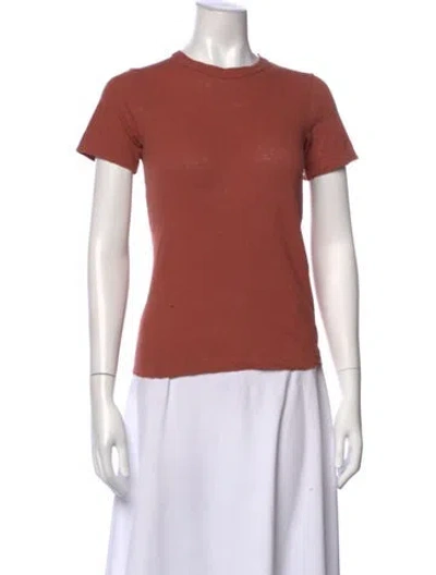 Pre-owned Soeur Crew Neck Short Sleeve T-shirt In Red