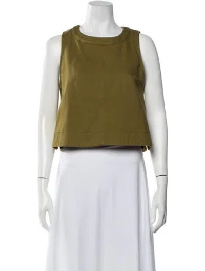 Pre-owned Soeur Crew Neck Sleeveless Top In Blue
