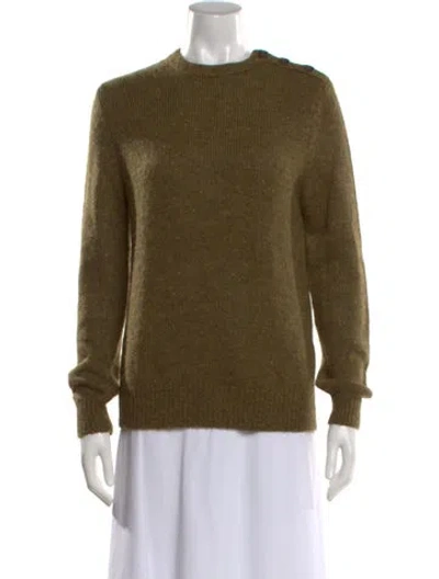 Pre-owned Soeur Crew Neck Sweater In Green