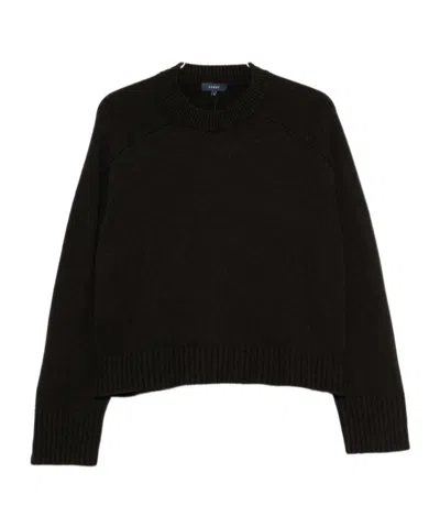 Soeur Crew-neck Knit Sweater In Brown
