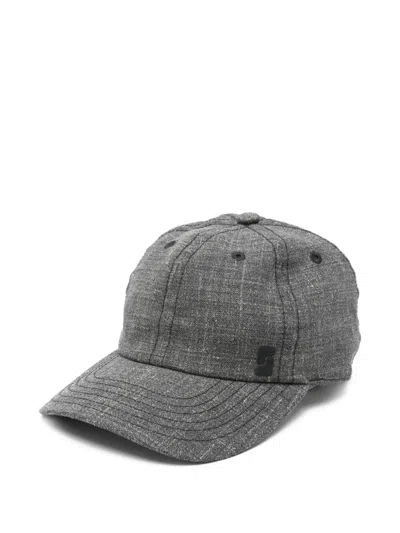 Soeur Curved Baseball Cap In Gray