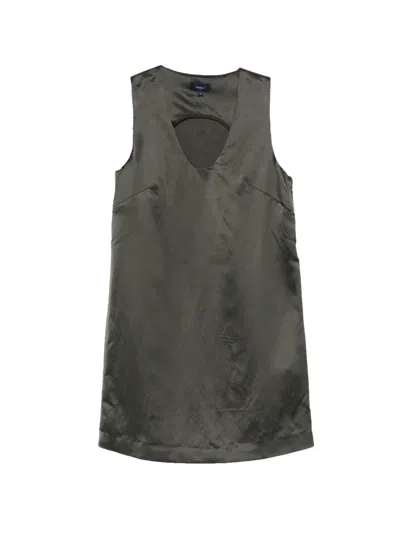 Soeur Cut-out Mini Dress In Gray