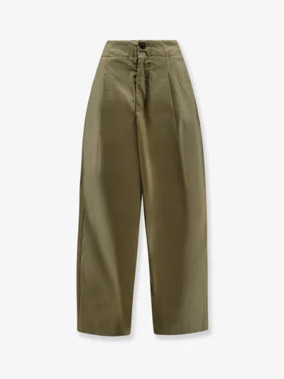 Soeur Daley Organic Cotton Pants In Brown