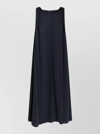 Soeur Debby Organic Cotton Sleeveless Long Dress In Blue