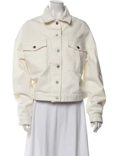 Pre-owned Soeur Denim Jacket In Neutrals