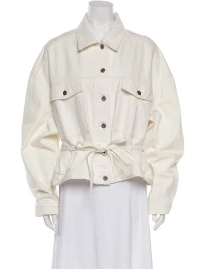 Pre-owned Soeur Denim Jacket W/ Tags In Neutrals