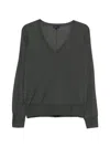 Soeur Derek V-neck Pullover In Gray