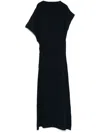 Soeur Divine Cotton Blend Long Dress In Blue