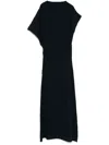 Soeur Divine Cotton Blend Long Dress In Blue