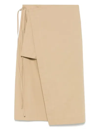 Soeur Dolce Midi Skirt In Brown