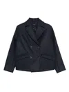 Soeur Double-breasted Jacket In Black