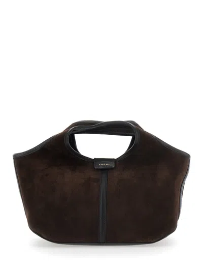 Soeur Douce Mini Top Handle Bag In Brown