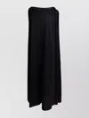Soeur Draped Sleeveless Round Neckline Dress In Black