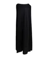 Soeur Draped Sleeveless Round Neckline Dress In Black