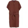 Soeur Alger Midi Dress In Brown