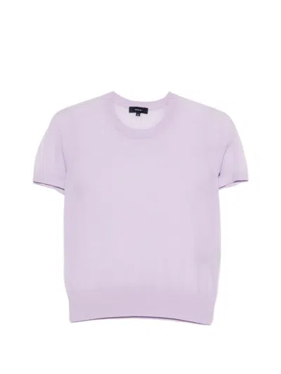 Soeur Dua Short-sleeve Top In Purple