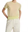 Soeur Dua Top In Jaune Acide In Yellow