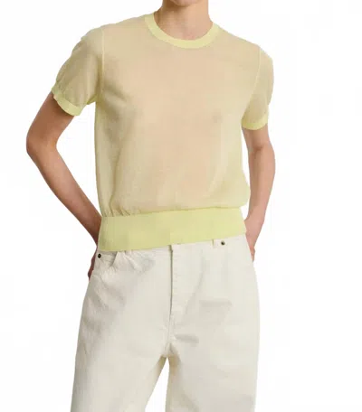 Soeur Dua Top In Jaune Acide In Yellow