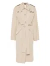 Soeur Dustin Trench Coat In Brown