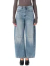 Soeur Eliott Loose Fit Wide-leg Jeans In Blue