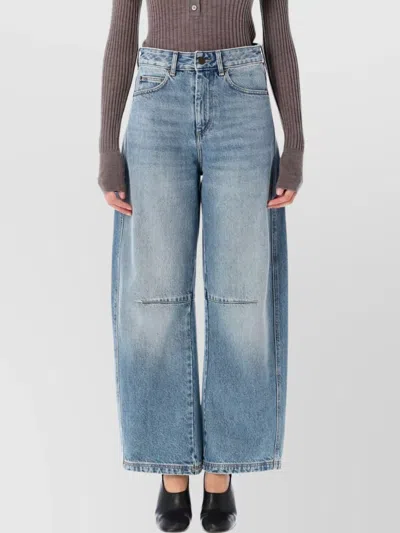 Soeur Eliott Loose Fit Wide-leg Jeans In Blue
