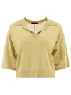 Soeur Ribbed Detail Polo Shirt In Brown
