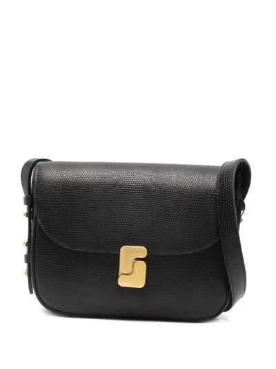 Soeur Embossed-leather Crossbody Bag
