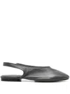 Soeur Black Slingback Ballet Flats In Grey