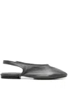 Soeur Black Slingback Ballet Flats In Grey