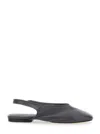 Soeur Black Slingback Ballet Flats In Grey