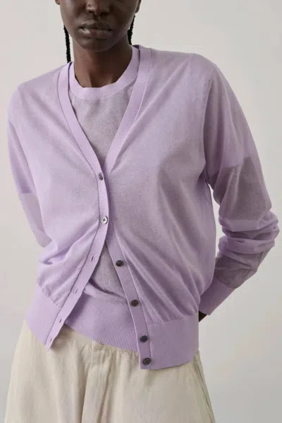 Soeur Etretat Cardigan In Parma In Purple