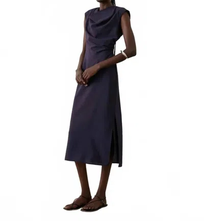 Soeur Eugenie Dress In Violet Fonce In Blue