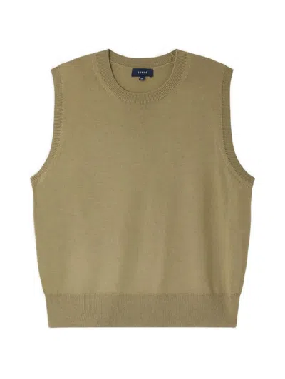 Soeur Fargo Knitted Vest In Multi