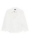 Soeur Womens Blanc Casse Felicite Tie-belt Cotton Blouse In White