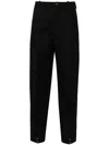 Soeur High-waisted Casual Pants In Black