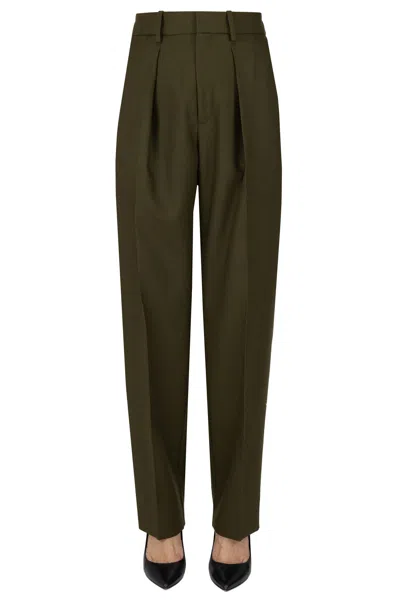 Soeur Ferrel Trousers In Dark Green