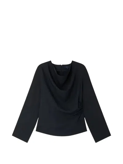 Soeur Figari Asymmetric Top In Black