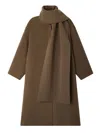 Soeur Finn Coat Woman Beige Grey In Brown
