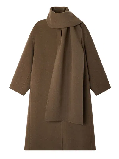 SOEUR FINN COAT WOMAN BEIGE GREY
